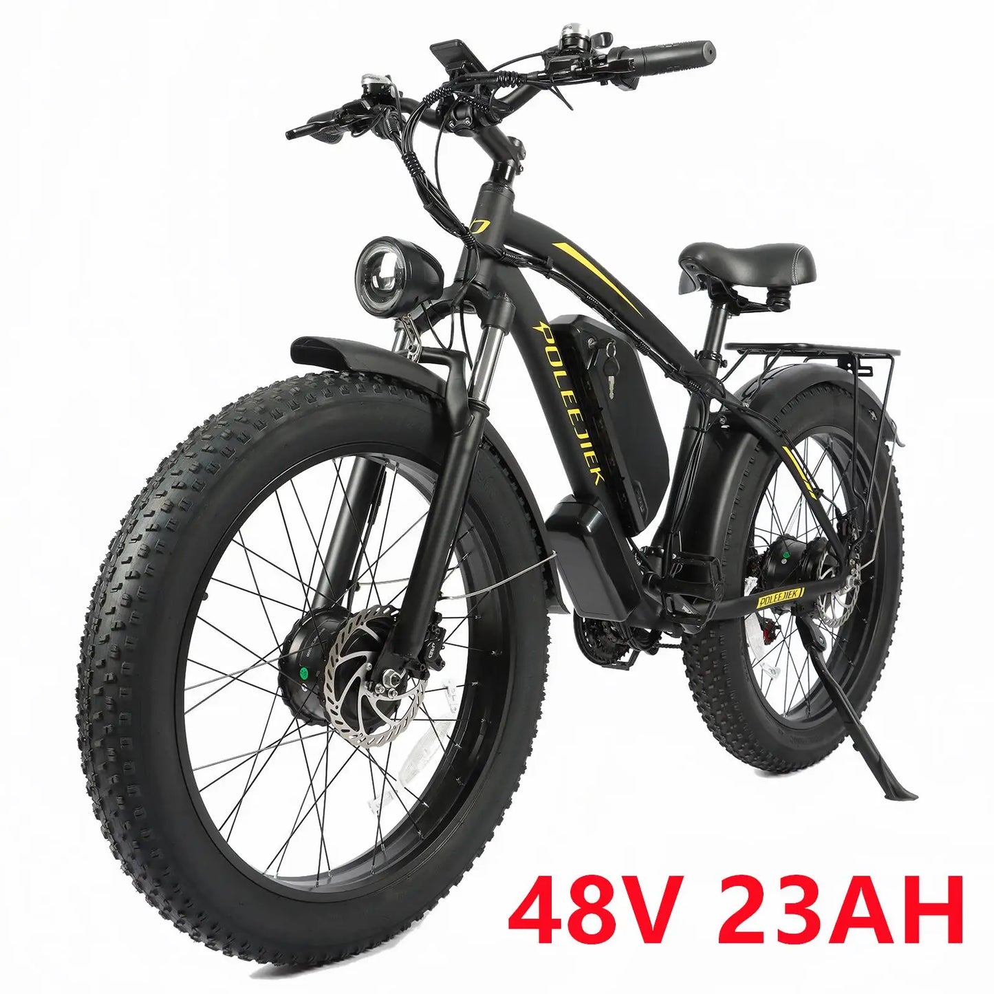 Adult Electric Motorcycles Bicycle Fat Tire Mountain Bike 40 Miles Commuter Electric Motorcycles Ebike 1500W+1500W Motor