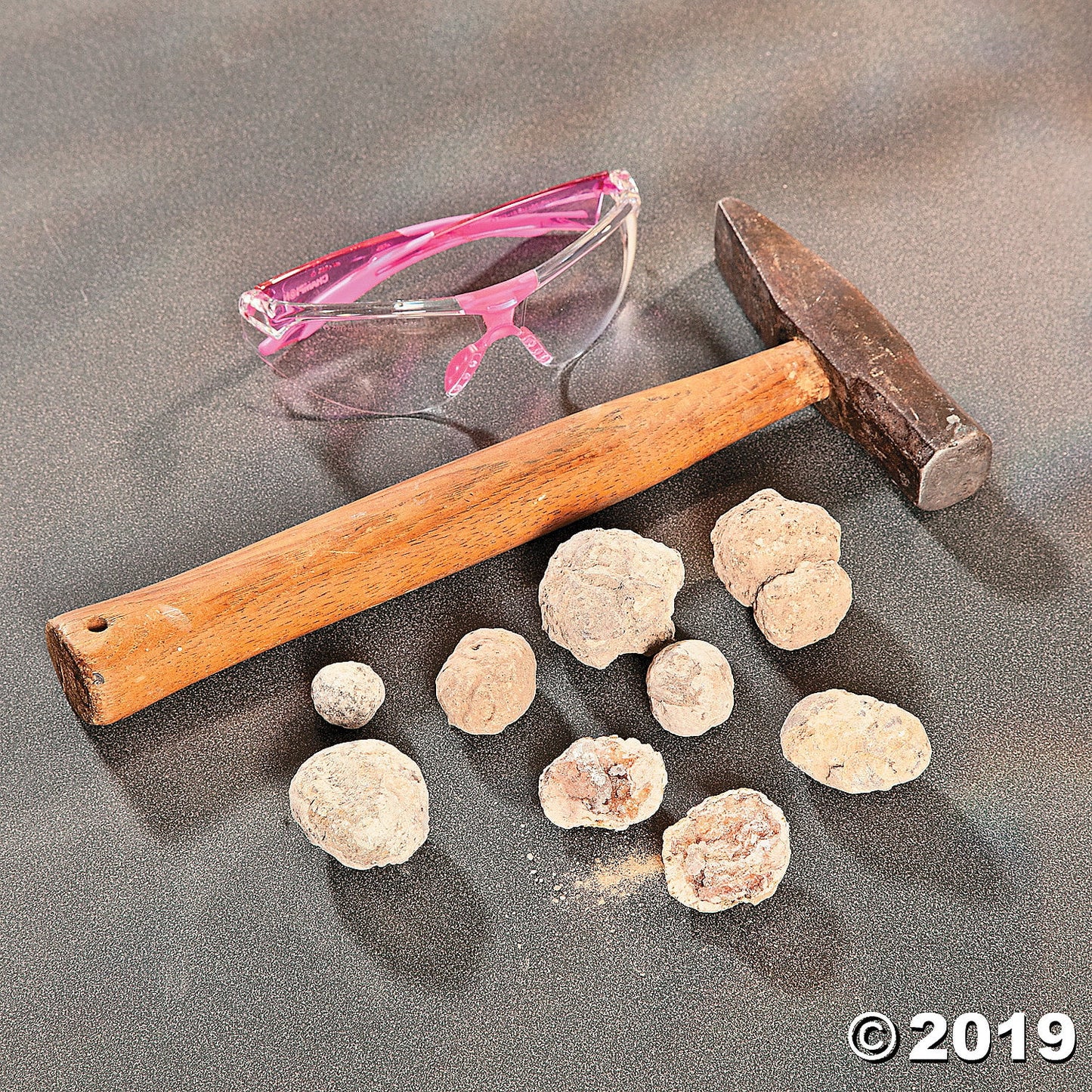 Break-Your-Own Geodes - Educational - 12 Pieces