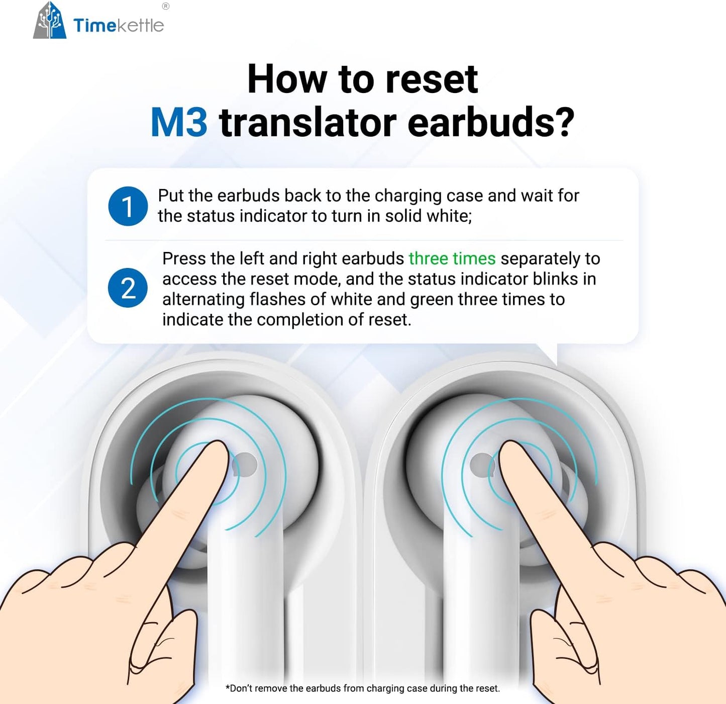 Timekettle M3 Language Translator Earbuds, Two-Way Translator Device with APP for 40 Languages and 13 Offline Translation Packs, Fast Reaction with Revolutionary Al Semantic Tech (Offline Version)