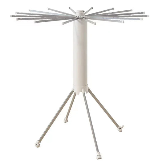 Folding floor-standing aluminum clothes dryer